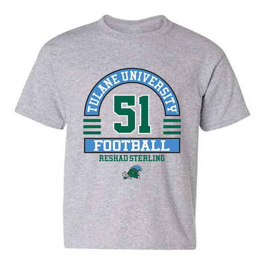 Tulane - NCAA Football : Reshad Sterling - Classic Fashion Shersey Youth T-Shirt-0