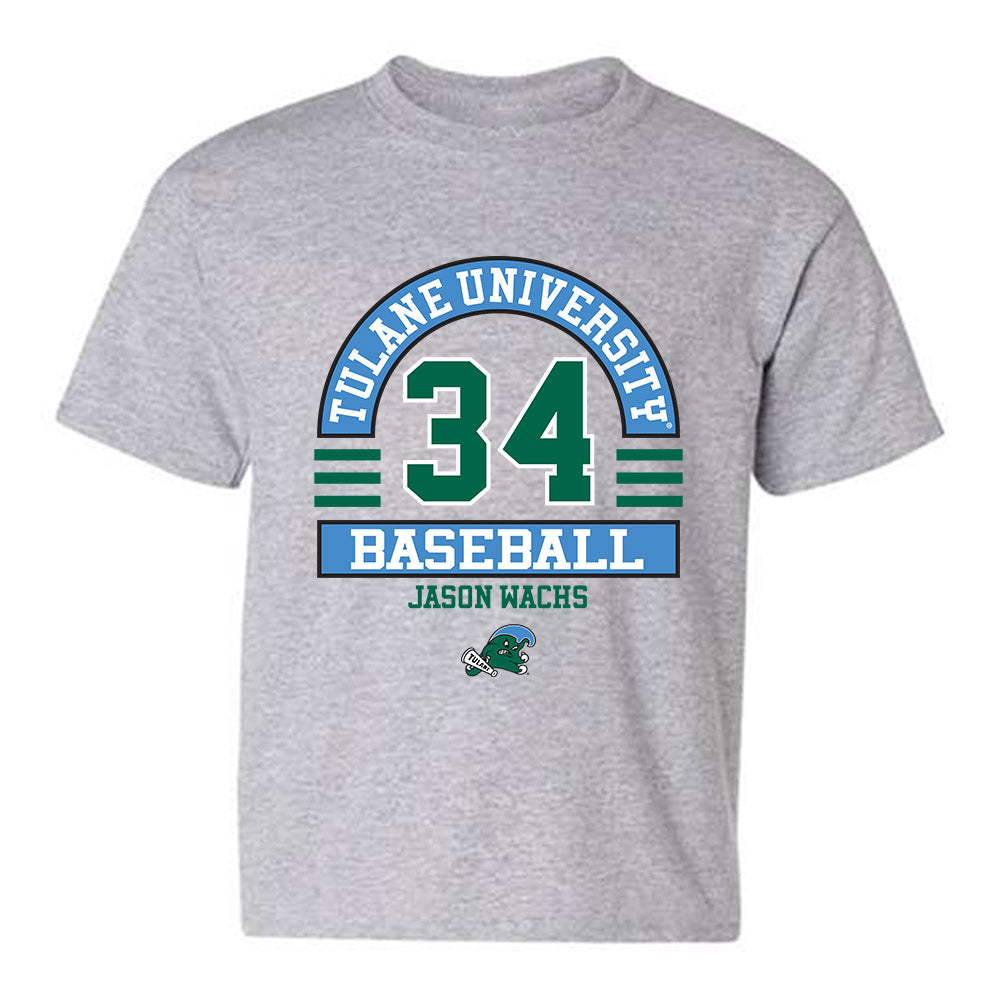 Tulane - NCAA Baseball : Jason Wachs - Classic Fashion Shersey Youth T-Shirt-0