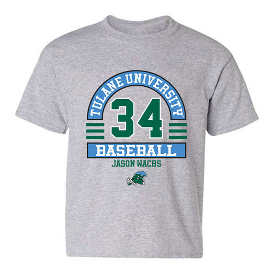 Tulane - NCAA Baseball : Jason Wachs - Classic Fashion Shersey Youth T-Shirt-0