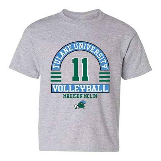 Tulane - NCAA Women's Volleyball : Madison McLin - Classic Fashion Shersey Youth T-Shirt-0