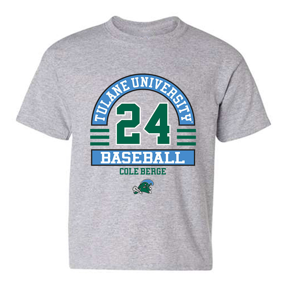 Tulane - NCAA Baseball : Cole Berge - Classic Fashion Shersey Youth T-Shirt-0