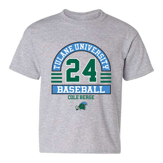 Tulane - NCAA Baseball : Cole Berge - Classic Fashion Shersey Youth T-Shirt-0