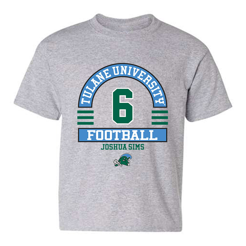 Tulane - NCAA Football : Joshua Sims - Classic Fashion Shersey Youth T-Shirt-0