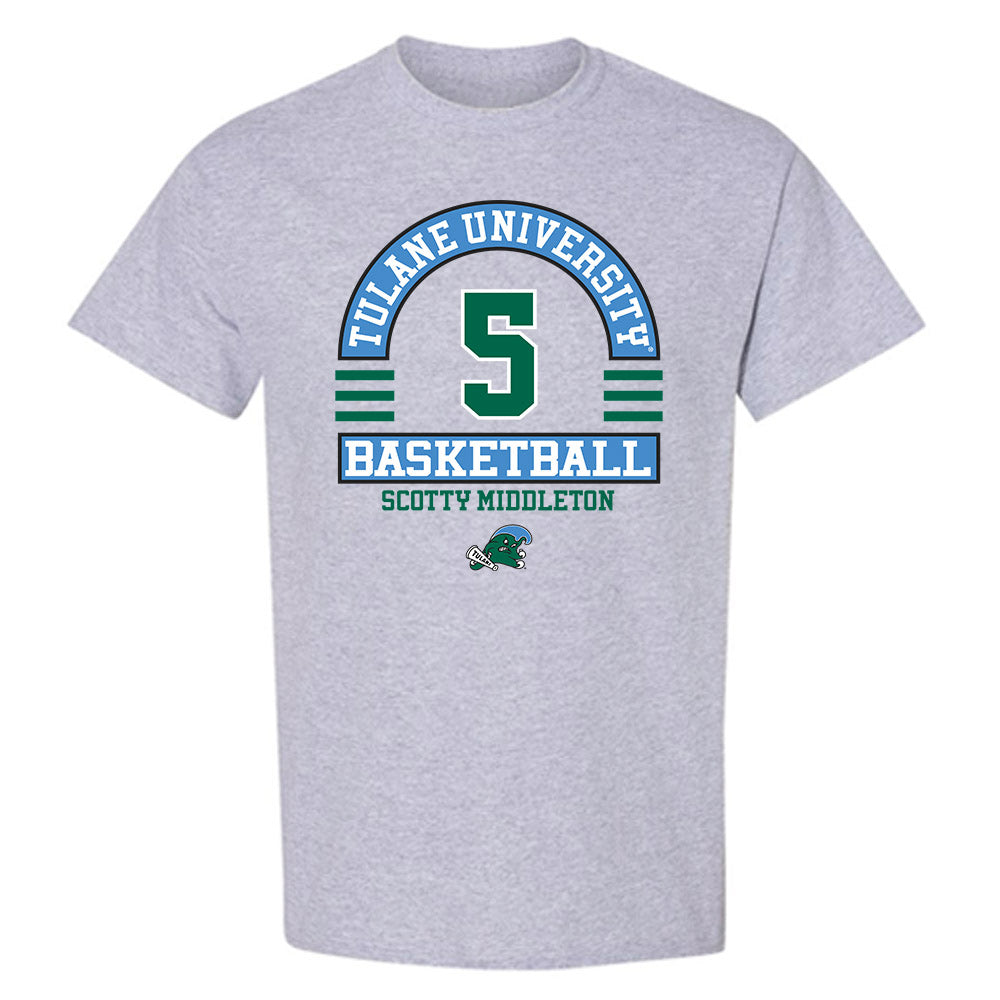 Tulane - NCAA Men's Basketball : Scotty Middleton - Classic Fashion Shersey T-Shirt-0