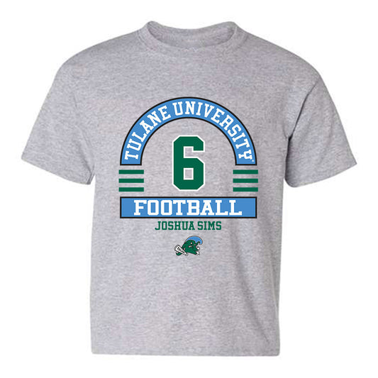 Tulane - NCAA Football : Joshua Sims - Classic Fashion Shersey Youth T-Shirt-0