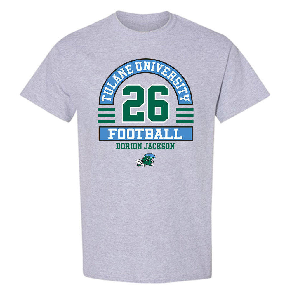 Tulane - NCAA Football : Dorion Jackson - Classic Fashion Shersey T-Shirt-0