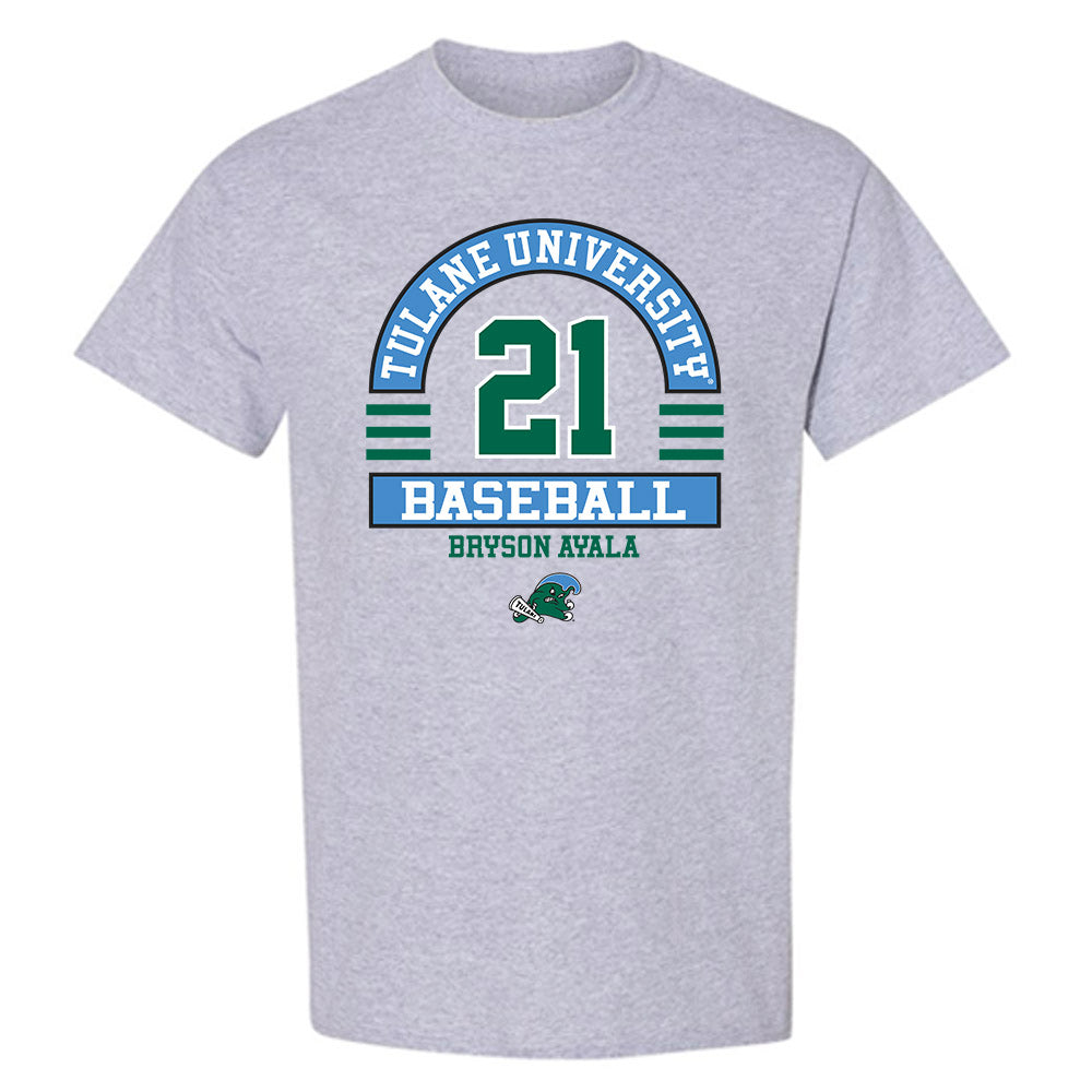 Tulane - NCAA Baseball : Bryson Ayala - Classic Fashion Shersey T-Shirt-0