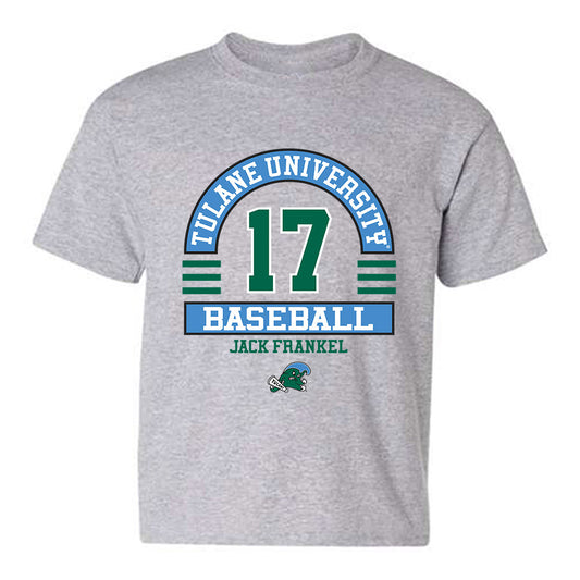 Tulane - NCAA Baseball : Jack Frankel - Classic Fashion Shersey Youth T-Shirt-0