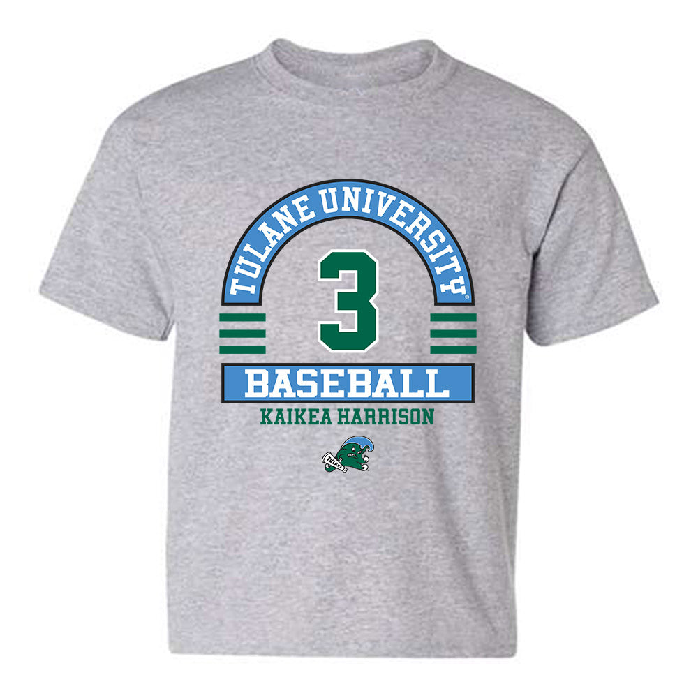 Tulane - NCAA Baseball : Kaikea Harrison - Classic Fashion Shersey Youth T-Shirt-0
