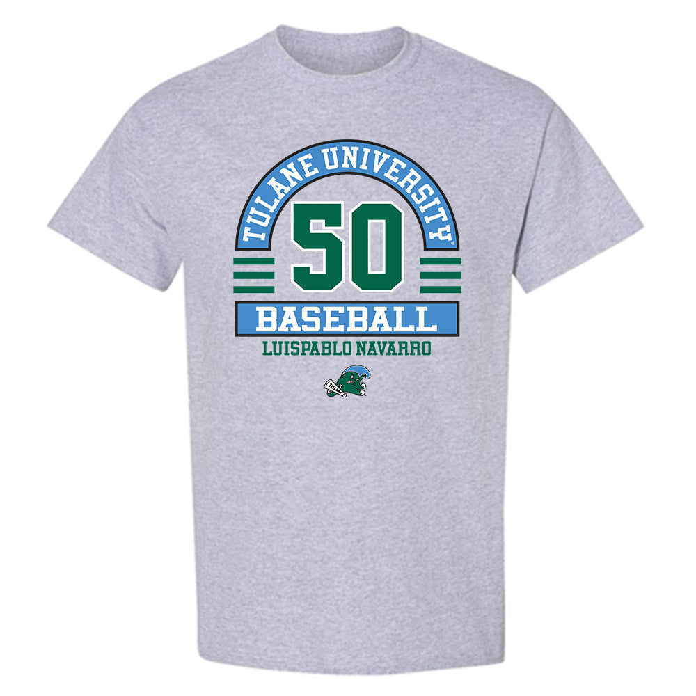 Tulane - NCAA Baseball : LuisPablo Navarro - Classic Fashion Shersey T-Shirt-0