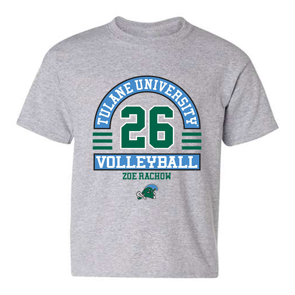 Tulane - NCAA Women's Volleyball : Zoe Rachow - Classic Fashion Shersey Youth T-Shirt-0