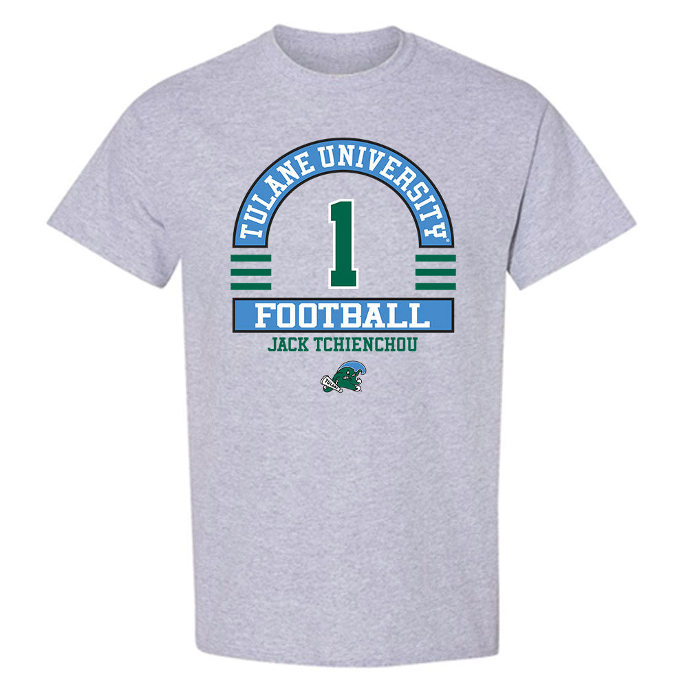 Tulane - NCAA Football : Jack Tchienchou - Classic Fashion Shersey T-Shirt-0
