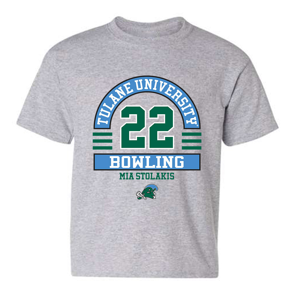 Tulane - NCAA Women's Bowling : Mia Stolakis - Classic Fashion Shersey Youth T-Shirt