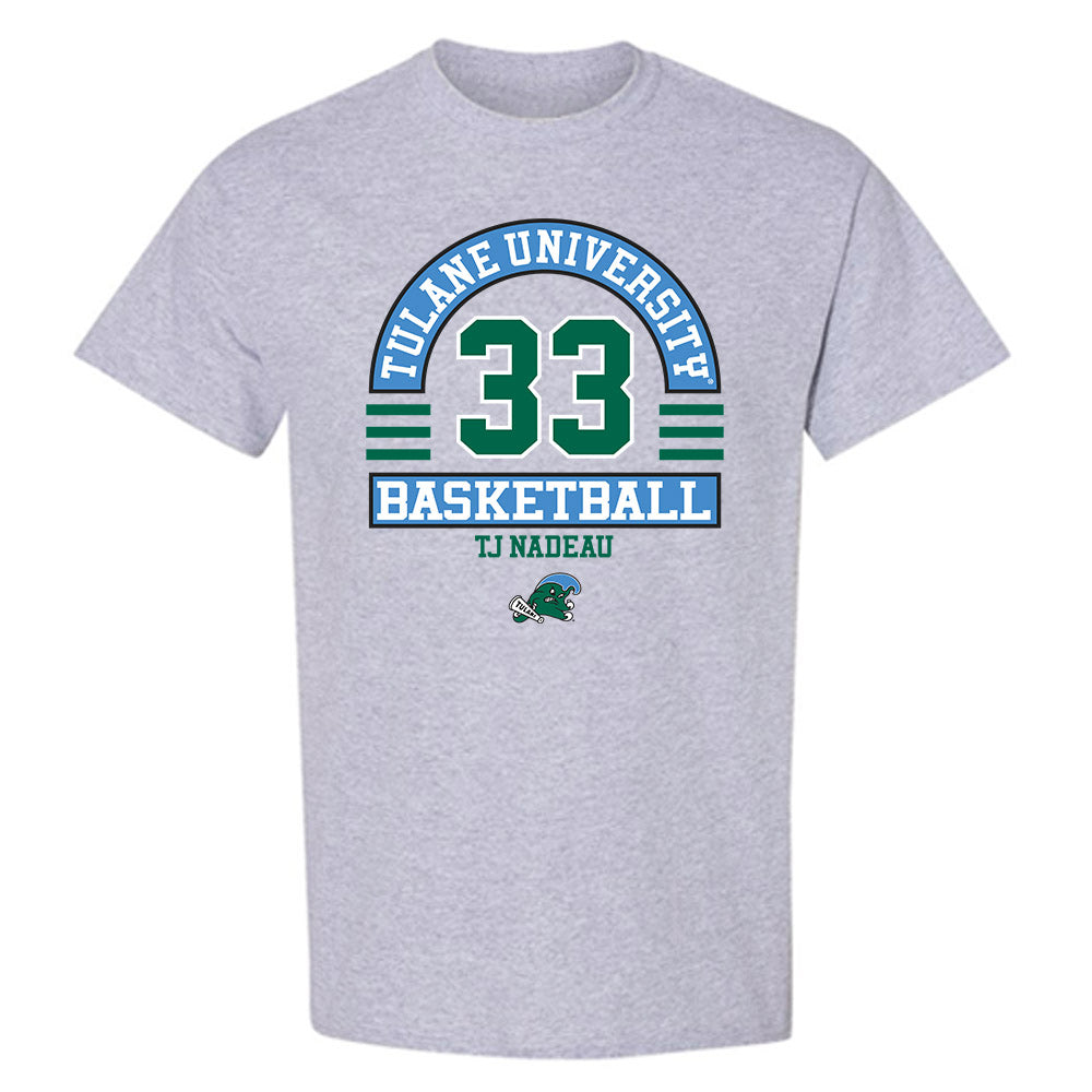 Tulane - NCAA Men's Basketball : Tj Nadeau - Classic Fashion Shersey T-Shirt-0