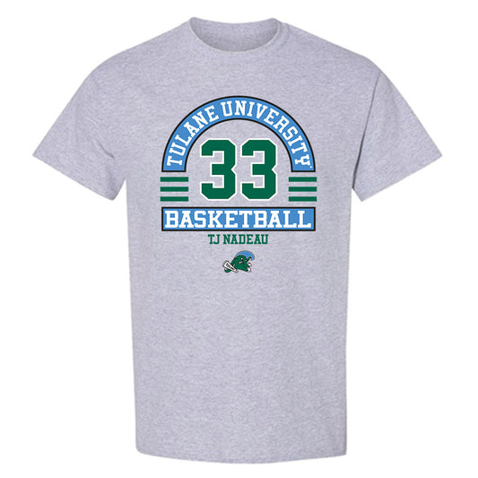 Tulane - NCAA Men's Basketball : Tj Nadeau - Classic Fashion Shersey T-Shirt-0