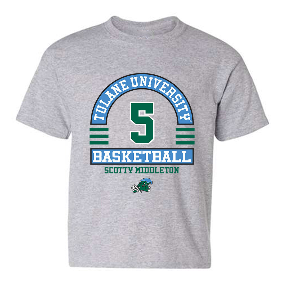 Tulane - NCAA Men's Basketball : Scotty Middleton - Classic Fashion Shersey Youth T-Shirt-0