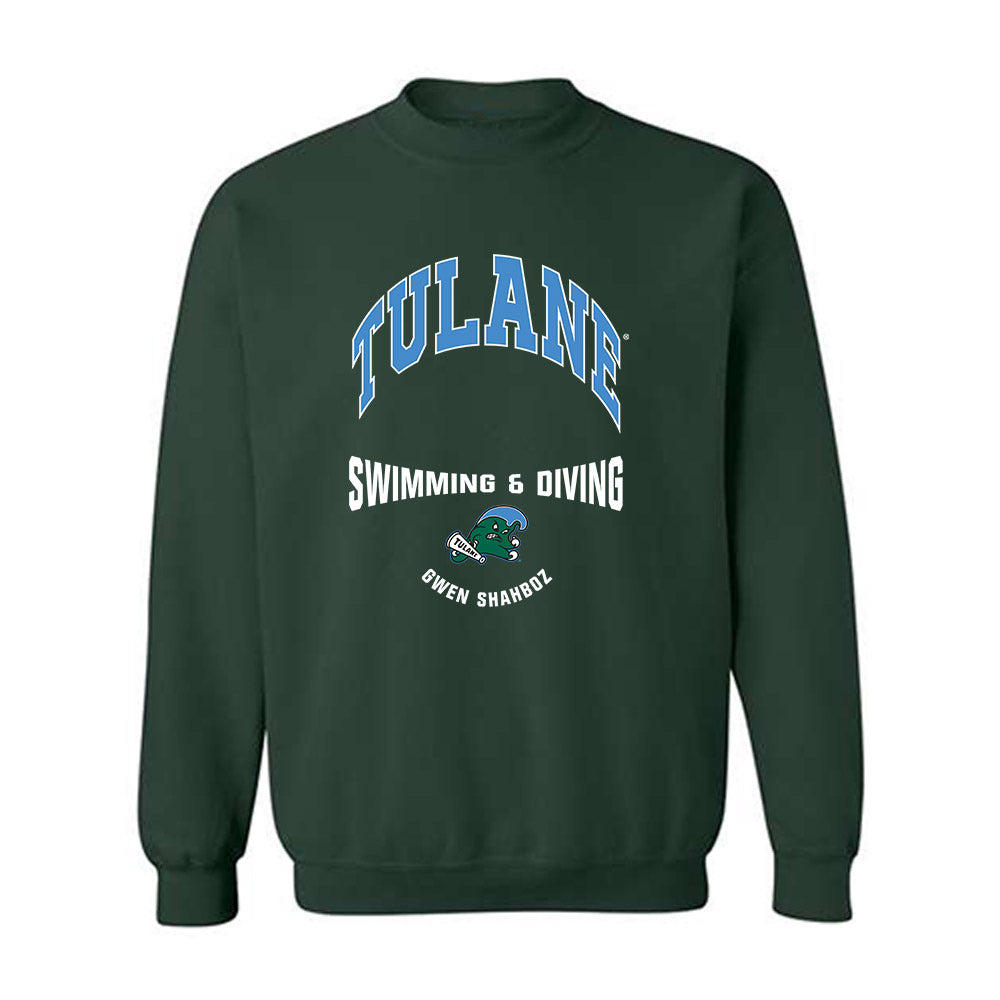 Tulane - NCAA Women's Swimming & Diving : Gwen Shahboz - Classic Fashion Shersey Crewneck Sweatshirt-0