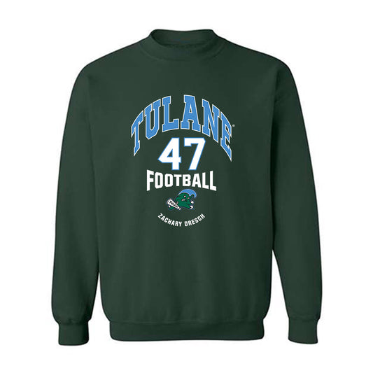 Tulane - NCAA Football : Zachary Dresch - Classic Fashion Shersey Crewneck Sweatshirt-0