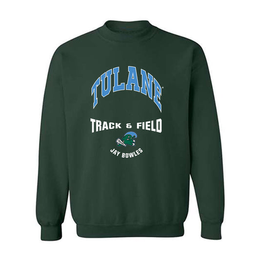 Tulane - NCAA Men's Track & Field : Jay Bowles - Classic Fashion Shersey Crewneck Sweatshirt-0