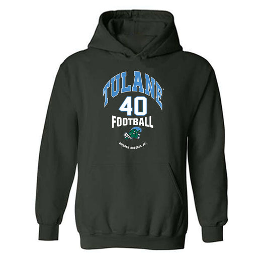 Tulane - NCAA Football : Warren Roberts Jr. - Classic Fashion Shersey Hooded Sweatshirt-0