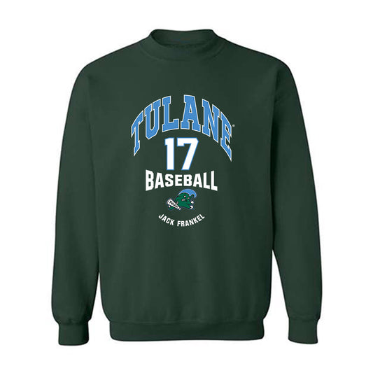 Tulane - NCAA Baseball : Jack Frankel - Classic Fashion Shersey Crewneck Sweatshirt-0