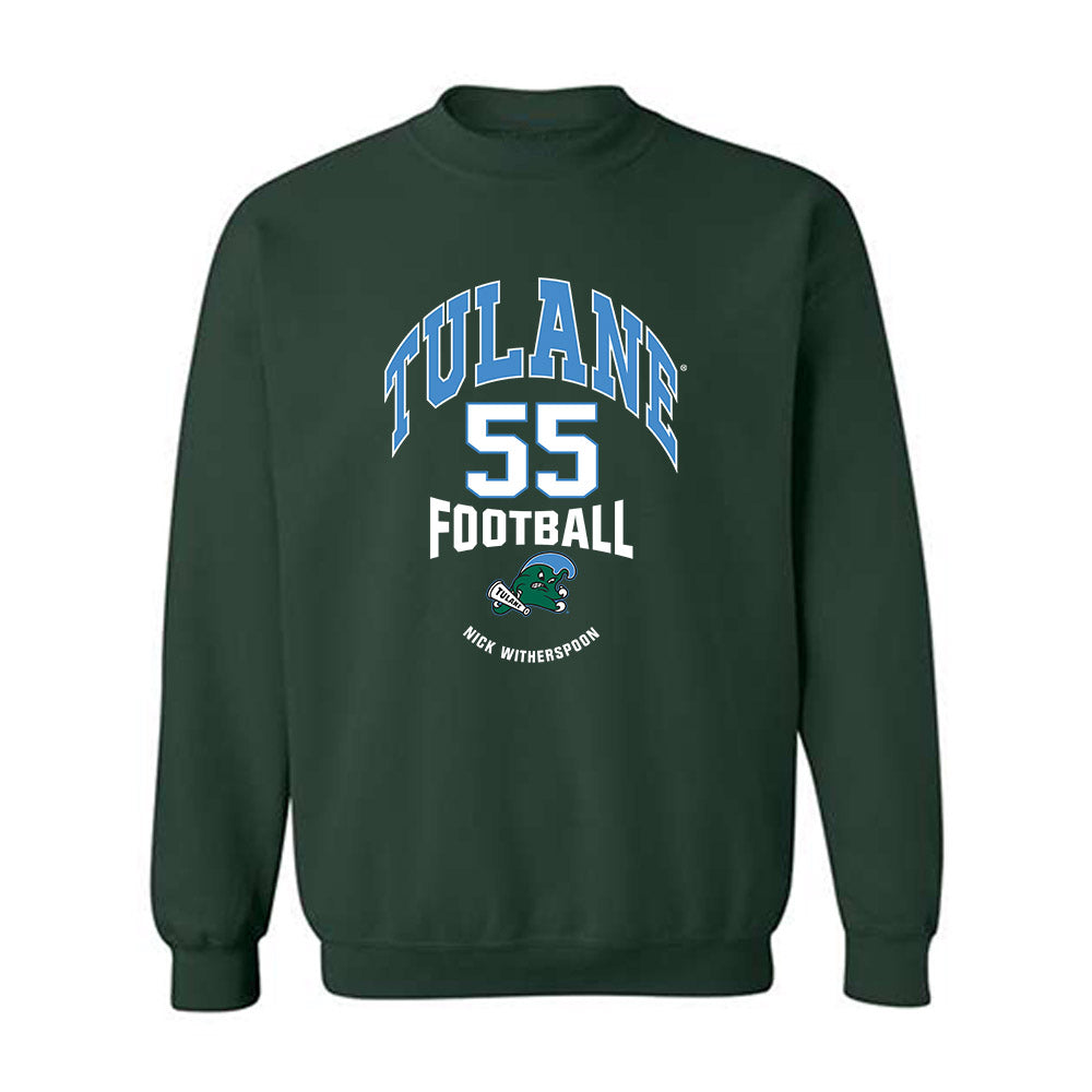 Tulane - NCAA Football : Nick Witherspoon - Classic Fashion Shersey Crewneck Sweatshirt-0