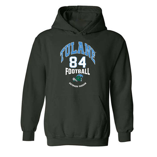 Tulane - NCAA Football : Antwaun Parham - Classic Fashion Shersey Hooded Sweatshirt-0