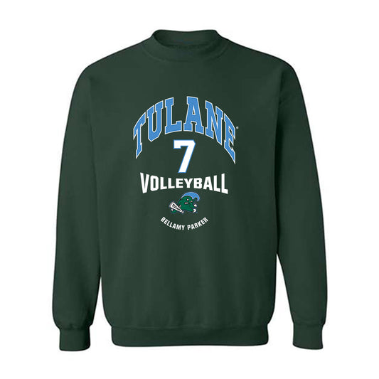 Tulane - NCAA Women's Volleyball : Bellamy Parker - Classic Fashion Shersey Crewneck Sweatshirt-0