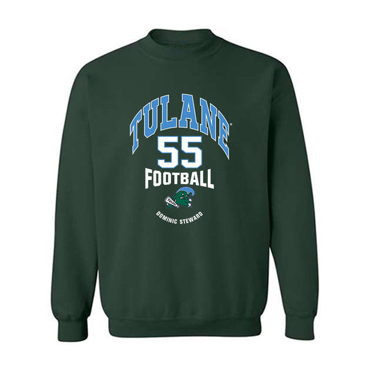 Tulane - NCAA Football : Dominic Steward - Classic Fashion Shersey Crewneck Sweatshirt-0