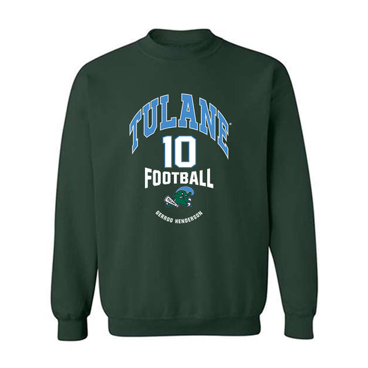 Tulane - NCAA Football : Gerrod Henderson - Classic Fashion Shersey Crewneck Sweatshirt-0
