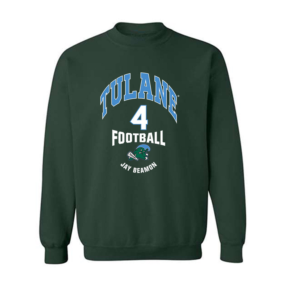 Tulane - NCAA Football : Jay beamon - Classic Fashion Shersey Crewneck Sweatshirt-0