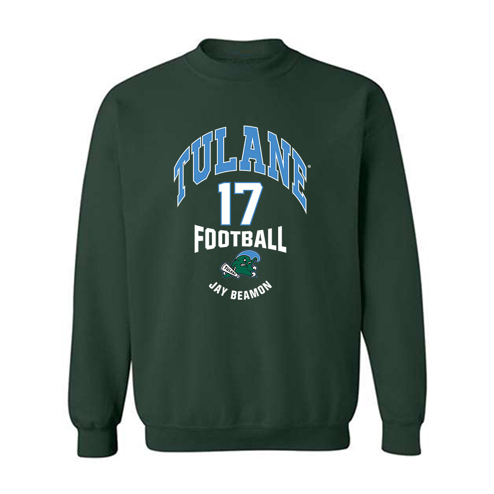 Tulane - NCAA Football : Jay beamon - Classic Fashion Shersey Crewneck Sweatshirt-0