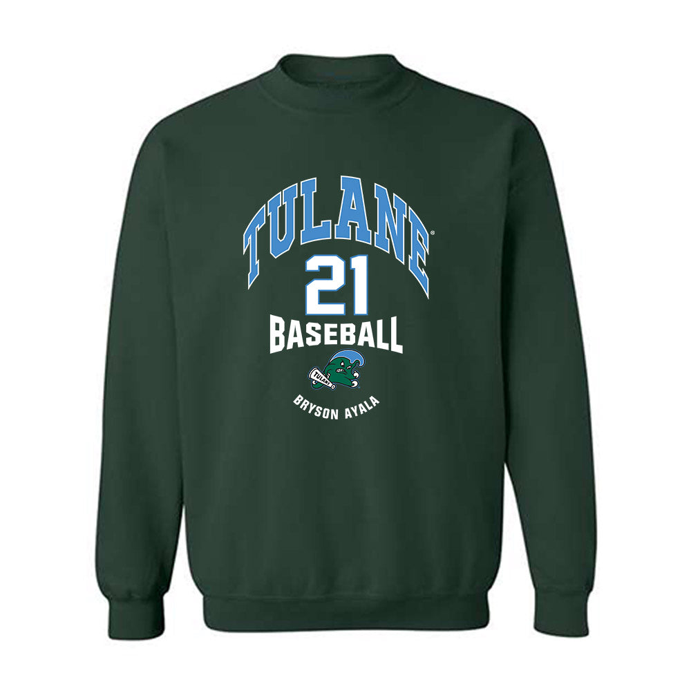Tulane - NCAA Baseball : Bryson Ayala - Classic Fashion Shersey Crewneck Sweatshirt-0