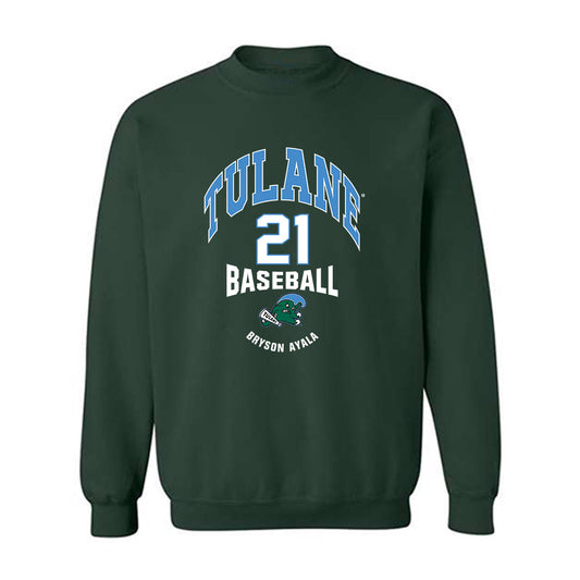 Tulane - NCAA Baseball : Bryson Ayala - Classic Fashion Shersey Crewneck Sweatshirt-0