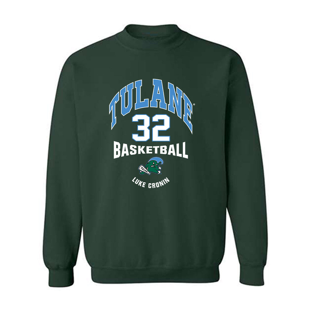 Tulane - NCAA Men's Basketball : Luke Cronin - Classic Fashion Shersey Crewneck Sweatshirt-0