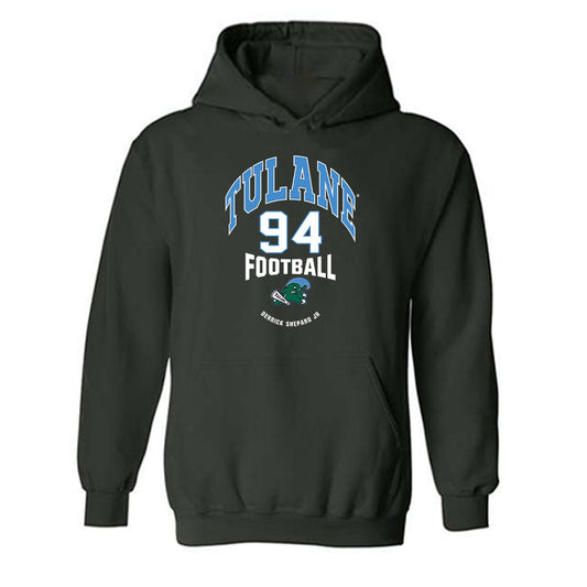 Tulane - NCAA Football : Derrick Shepard Jr - Classic Fashion Shersey Hooded Sweatshirt-0