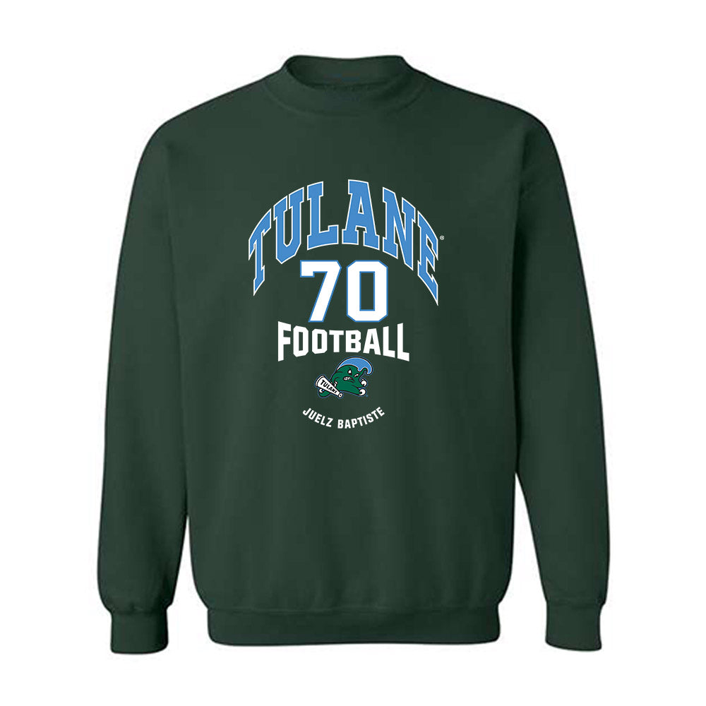 Tulane - NCAA Football : Juelz Baptiste - Classic Fashion Shersey Crewneck Sweatshirt-0