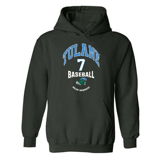 Tulane - NCAA Baseball : Nolan Nawrocki - Classic Fashion Shersey Hooded Sweatshirt-0