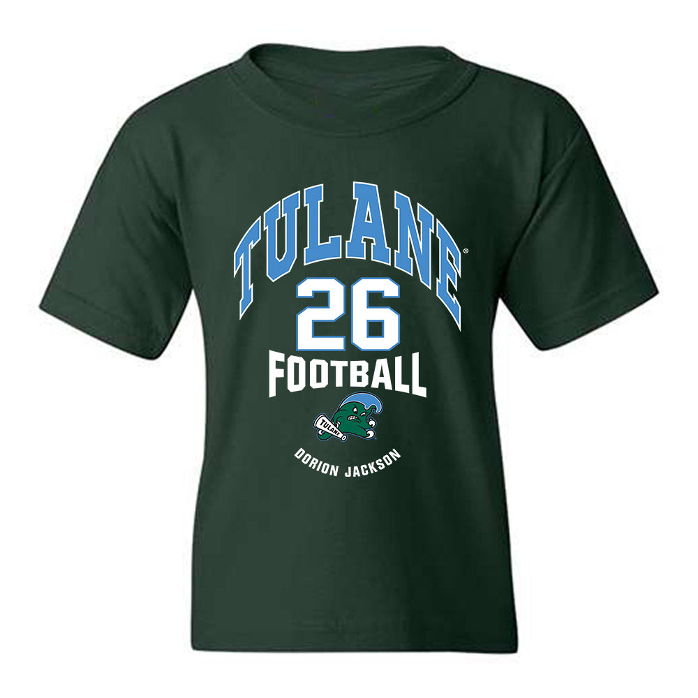 Tulane - NCAA Football : Dorion Jackson - Classic Fashion Shersey Youth T-Shirt-0