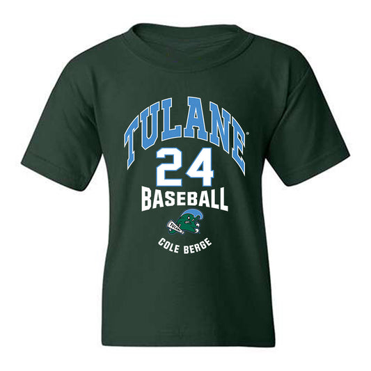 Tulane - NCAA Baseball : Cole Berge - Classic Fashion Shersey Youth T-Shirt-0