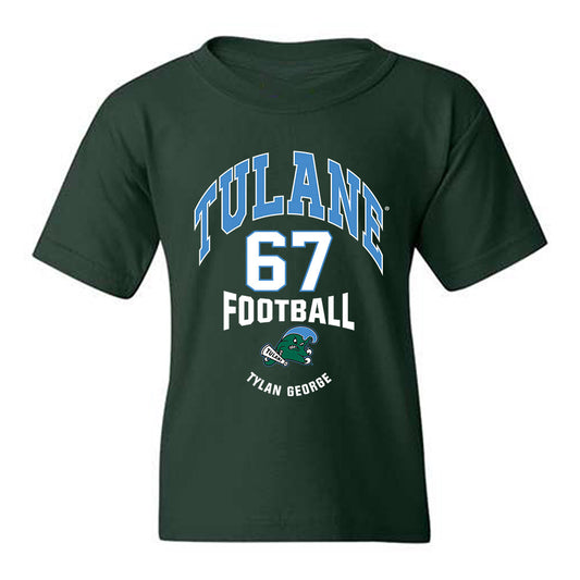 Tulane - NCAA Football : Tylan George - Classic Fashion Shersey Youth T-Shirt-0
