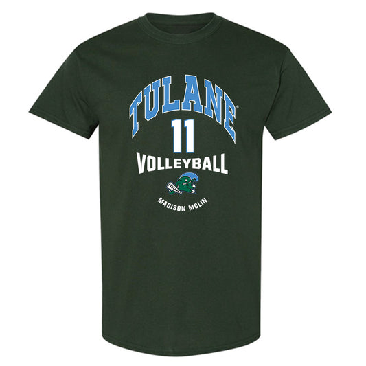 Tulane - NCAA Women's Volleyball : Madison McLin - Classic Fashion Shersey T-Shirt-0
