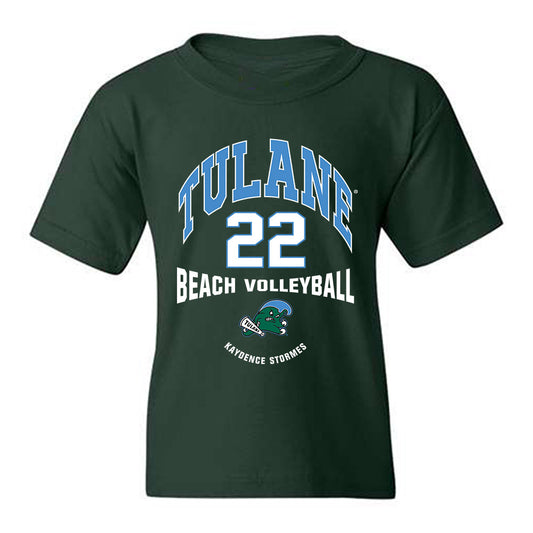 Tulane - NCAA Beach Volleyball : Kaydence Stormes - Classic Fashion Shersey Youth T-Shirt-0
