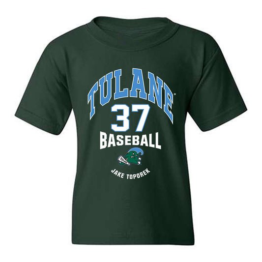 Tulane - NCAA Baseball : Jake Toporek - Classic Fashion Shersey Youth T-Shirt-0