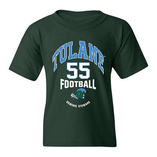 Tulane - NCAA Football : Dominic Steward - Classic Fashion Shersey Youth T-Shirt-0