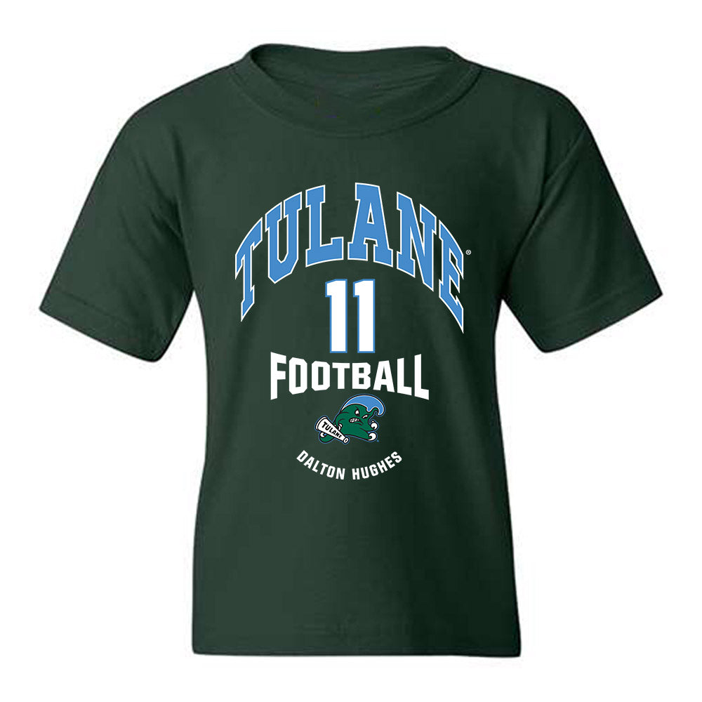 Tulane - NCAA Football : Dalton Hughes - Classic Fashion Shersey Youth T-Shirt-0