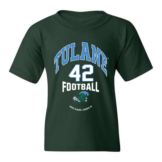 Tulane - NCAA Football : Jean Claude Joseph III - Classic Fashion Shersey Youth T-Shirt-0