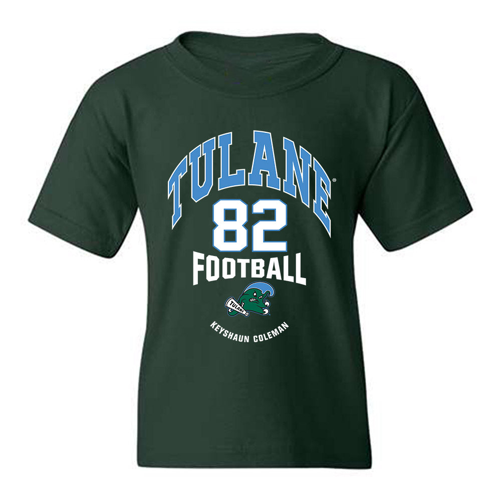 Tulane - NCAA Football : Keyshaun Coleman - Classic Fashion Shersey Youth T-Shirt-0