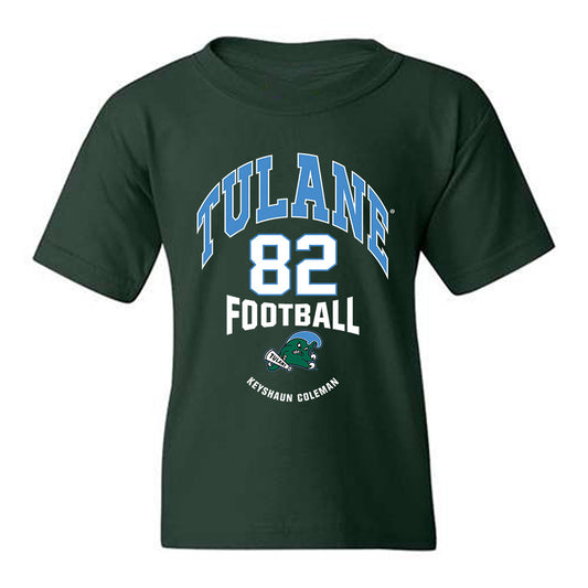 Tulane - NCAA Football : Keyshaun Coleman - Classic Fashion Shersey Youth T-Shirt-0