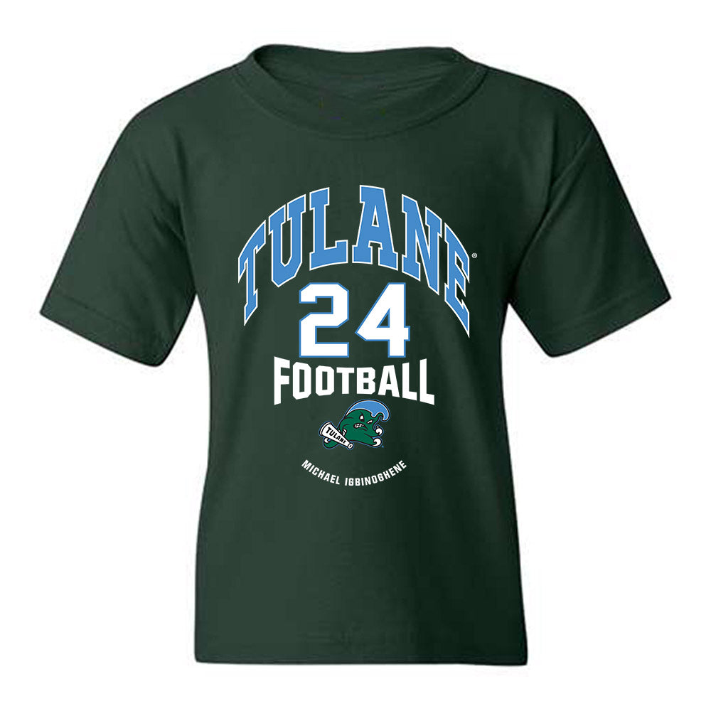 Tulane - NCAA Football : Michael Igbinoghene - Classic Fashion Shersey Youth T-Shirt-0